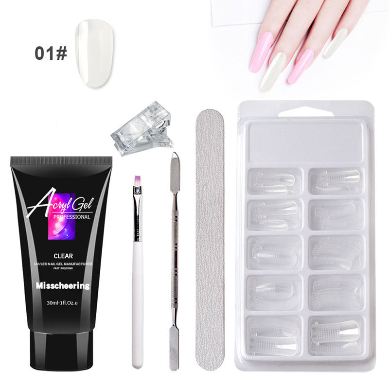 Gel cristal de construction
